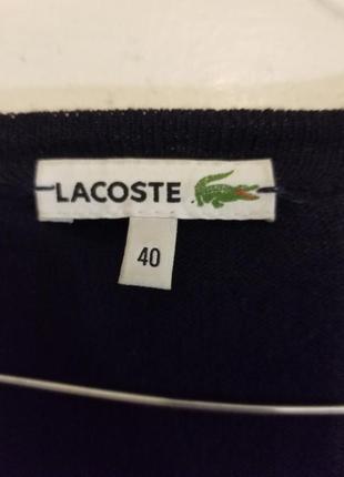 Джемпер lacoste шерсть.3 фото