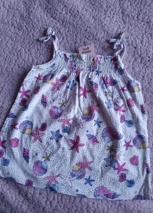 Майка на бретелях для дівчинки