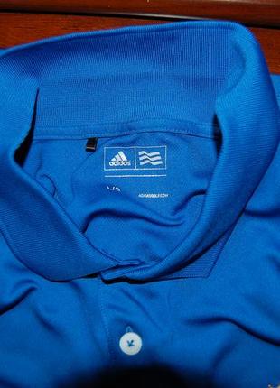 Футболка сорочка-поло adidas golf polo swiss — british, на 52 р-р. (l)7 фото