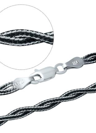 Срібний ланцюжок silverbreeze без каменів 45 см (1936344)