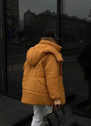 Куртка зимняя оверсайз в стиле zara.4 фото