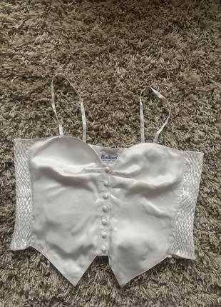 Атласный топ bellino