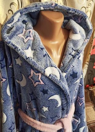 Теплий жіночий халат на пишні форми studio sleep wear3 фото