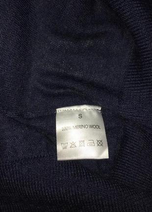 Merino брендовий чоловічий вовняний джемпер светр мерінос linea як cos5 фото
