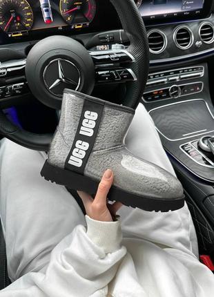 Угги Chaussures UGG W Classic Mini Leather 1016558 Blk
