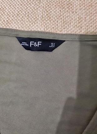 Платье миди f&amp;f на пуговицах 6