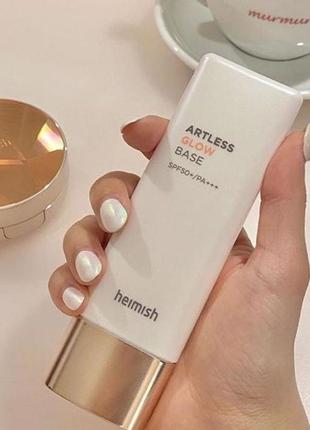 ✨база под макияж heimish artless glow base spf50+/pa+++ 40ml1 фото