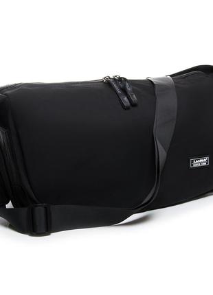 Сумка дорожная спорт нейлон lanpad 19285 black