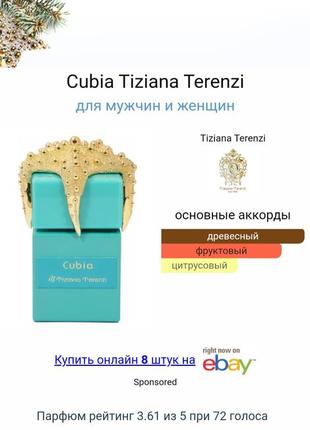 Tiziana terenzi cubia
духи разлив 5 мл2 фото