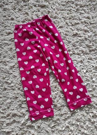 Флисовые пижамные штаны на 5-6 лет от george