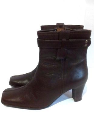 🥾 стильные кожаные демисезонные ботинки от бренда barratts, р.38 код f3834