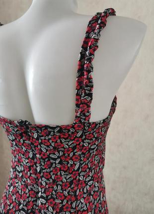 Платье/сарафан макси в цветочный принт2 фото