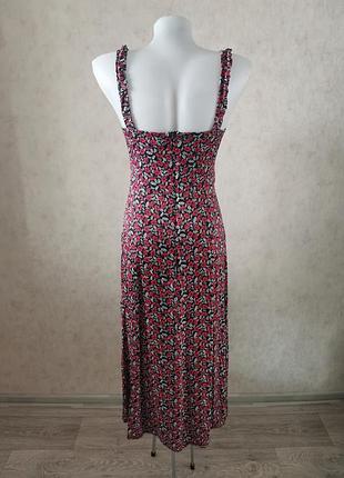 Платье/сарафан макси в цветочный принт3 фото