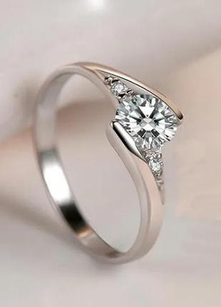 Кольцо женское, помолвочное колечко
