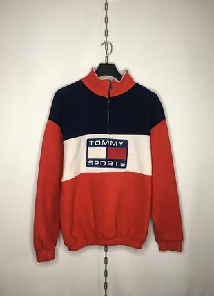 Дуже тепла флісова кофта, 1/4 зіп tommy sports