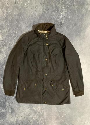 Преміальна жіноча куртка ваксована barbour badminton wax jacket