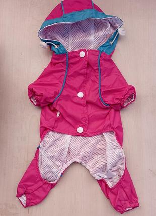 Комбинезон плащевка для собак s