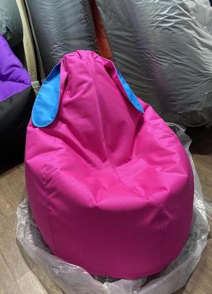 Кресло-мешок форма "груша", размер xxl (130*100), фиолетовий9 фото