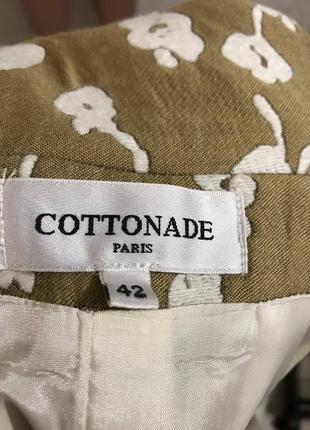 Пальто с кружевами cottonade франция5 фото