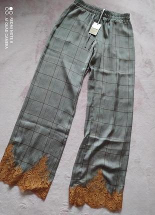 Брюки в стиле пижама twin set simone barbieri