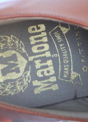 Новые туфли marlone кожа сделаны в англии 41р8 фото