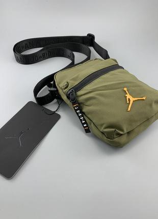 Сумка jordan airborne festival bag olive3 фото