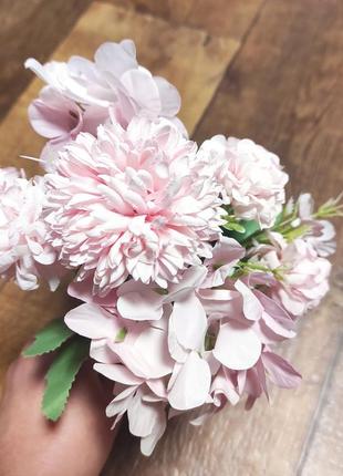 Букет набір квітка троянди рози штучний букет інтер'єрний