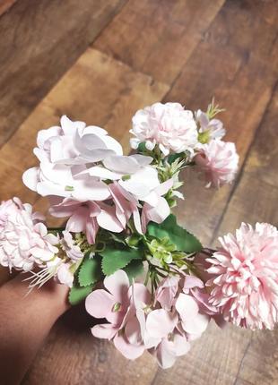 Букет набір квітка троянди рози штучний букет інтер'єрний