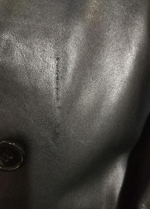 Фирменная стильная натуральная кожаная куртка монто.6 фото