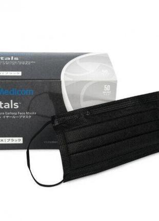 Маска процедурная с петлями для ушей safe+mask® premier standard 50 штук