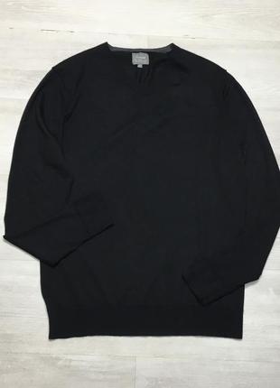 Merino фірмовий чоловічий вовняний мерінос светр джемпер linea як zara2 фото