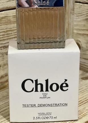 Духи женские chloe eau de parfum (tester) 75 ml хлоя парфюм (тестер) 75 мл all к2 фото