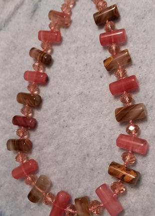 Бусы из нату- ральных камней8 фото