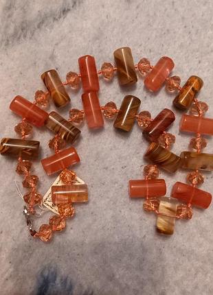 Бусы из нату- ральных камней5 фото