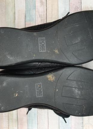 Кожаные туфли мокасины hugo boss5 фото