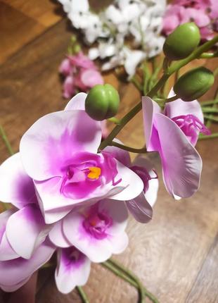 Букет набор цветок орхидея искусственный букет интерьерный6 фото