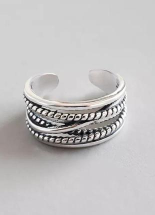 Кільце кольцо колечко перстень каблучка срібло стильне модне нове1 фото