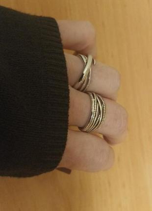 Кільце кольцо колечко перстень каблучка срібло стильне модне нове6 фото