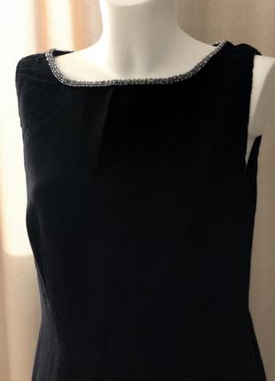 Escada шерстяное черное платье