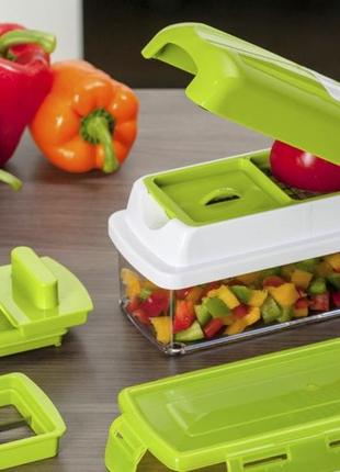 Овочерізка nicer dicer plus повний комплект з 12 предметів3 фото