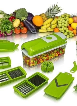 Овочерізка nicer dicer plus повний комплект з 12 предметів1 фото