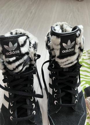 Теплые кеды ботинки adidas4 фото