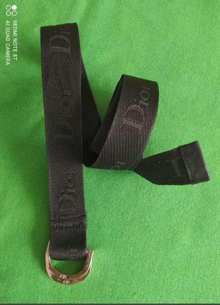 Ремень фитиль с монограммой christian dior