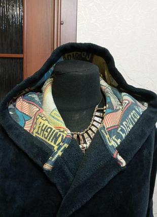 Халат с капюшоном, унисекс ,махра,р.56,54,52.ц.400 гр3 фото