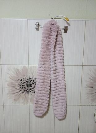 Шарф из меха шарпей