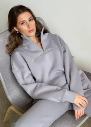 Женский прогулочный костюм на флисе s-m m-l 6 цветов sin1047-480sве