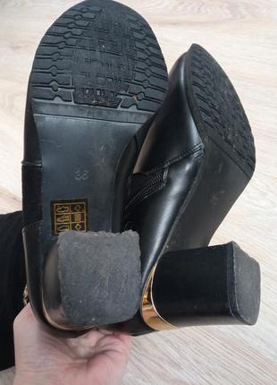 Жіночі зимові чоботи чорні 36 розмір устілка 23 см ❄️5 фото