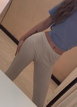 Женские белые лосины