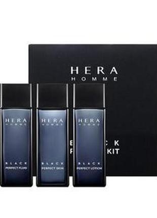 Уходовый мининабор для мужчин hera homme black perfect kit