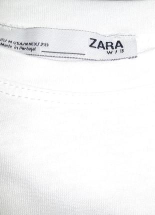 Оригинальная длинная футболка от zara!4 фото